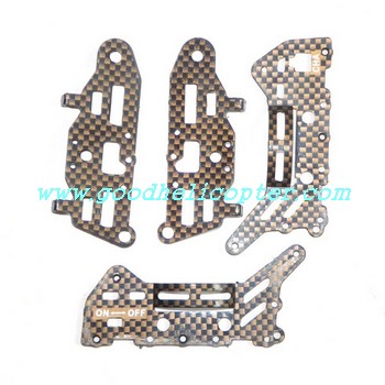 dfd-f105 helicopter parts metal frame set 4pcs - Click Image to Close